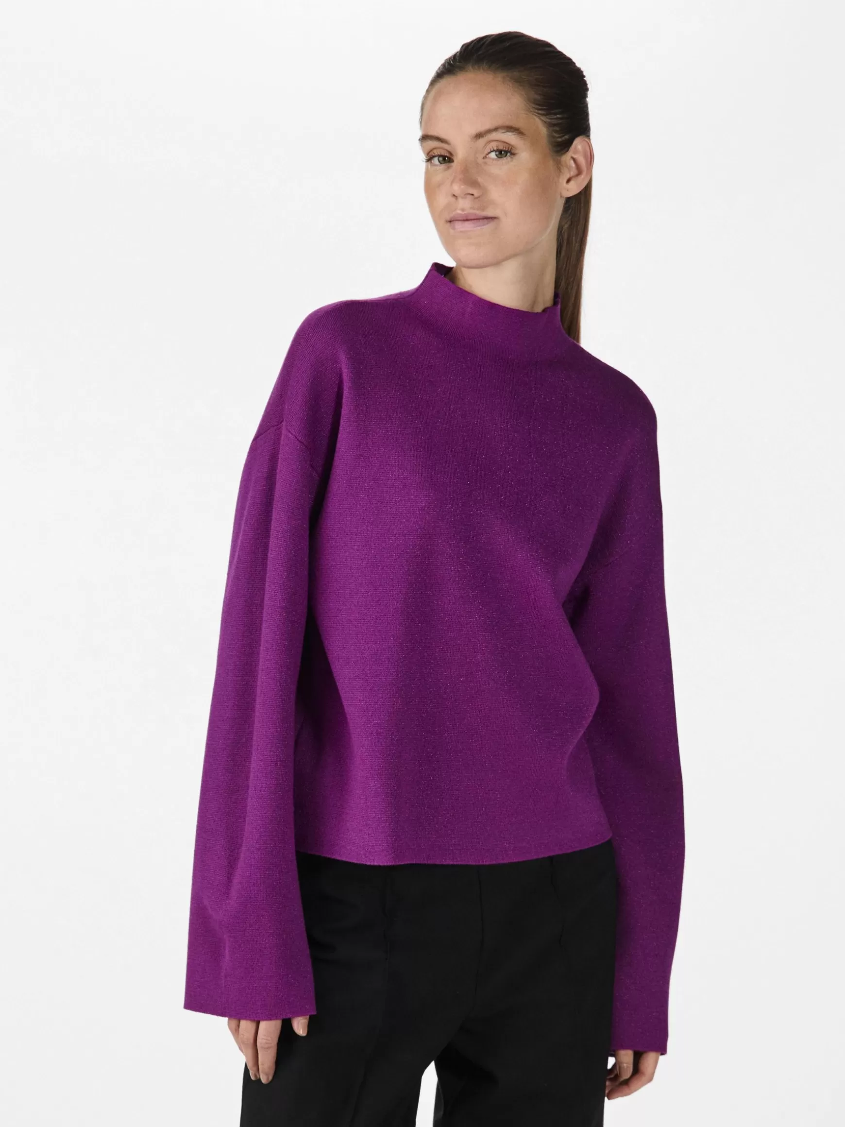 Best YAS CASTOR STRIKKET PULLOVER WildAster