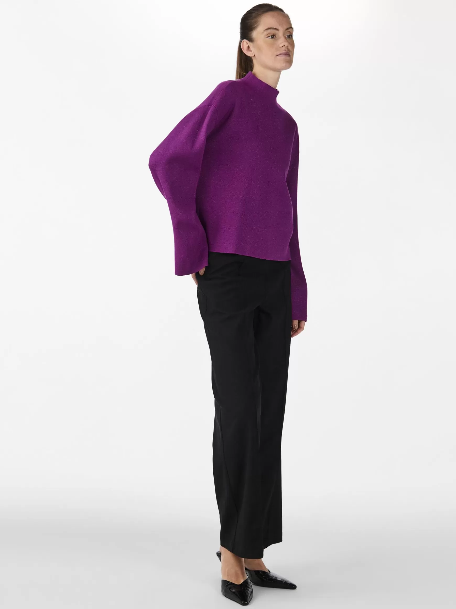 Best YAS CASTOR STRIKKET PULLOVER WildAster