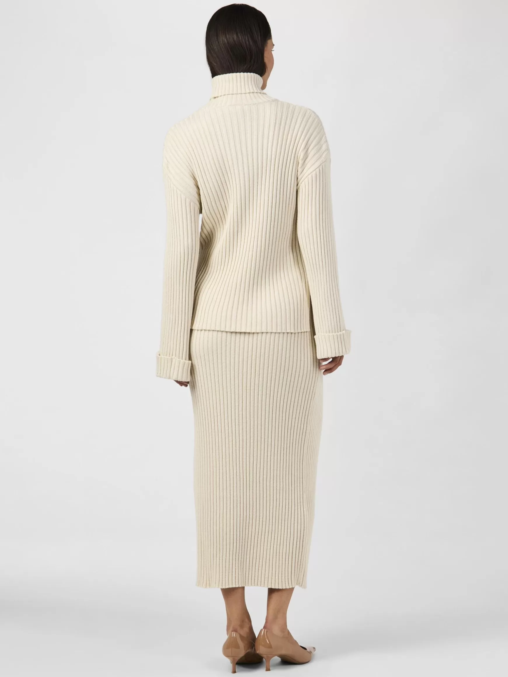 Store YAS MAVI STRIKKET PULLOVER Birch
