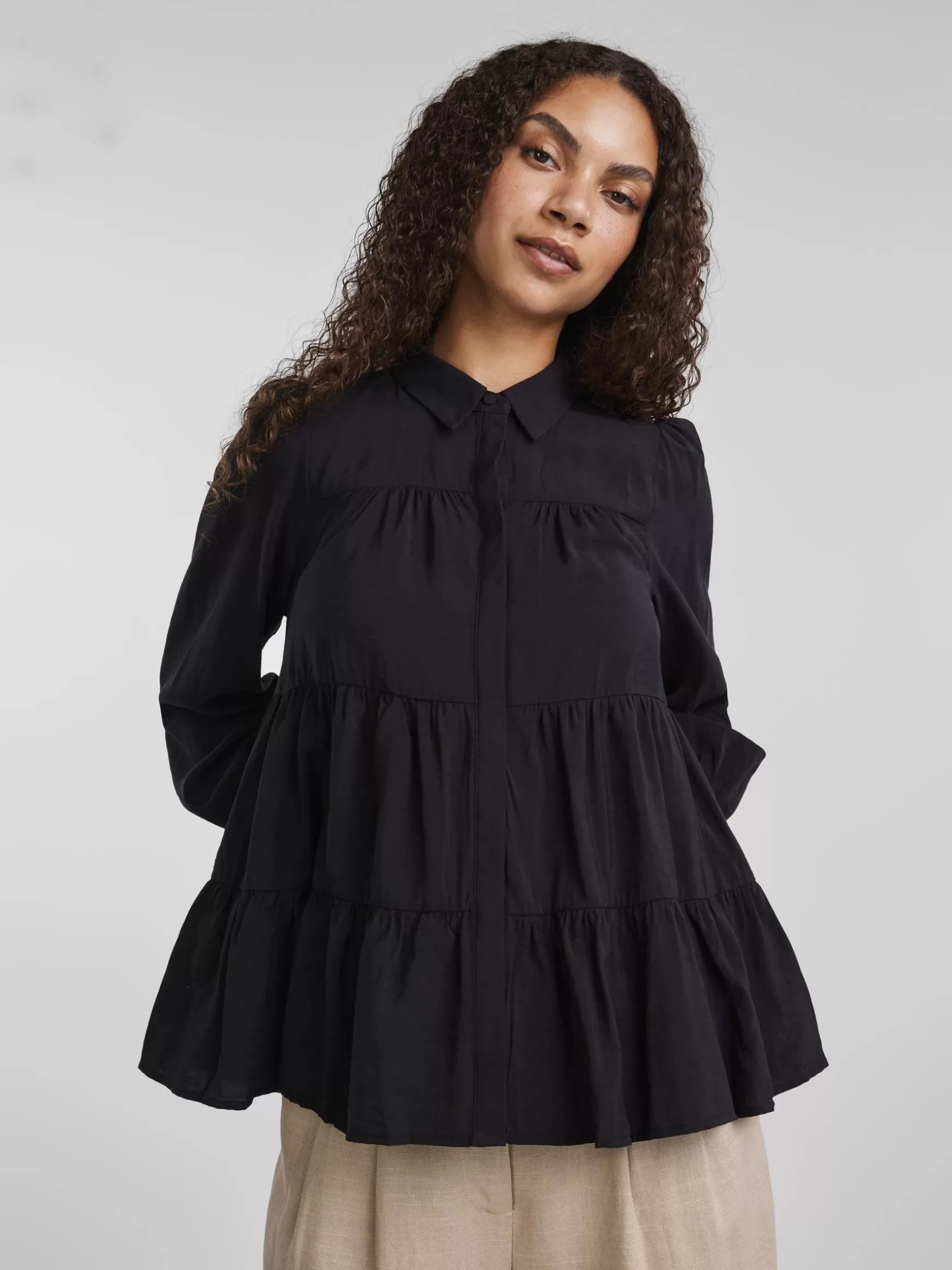 Store YAS PALA SKJORTE Black
