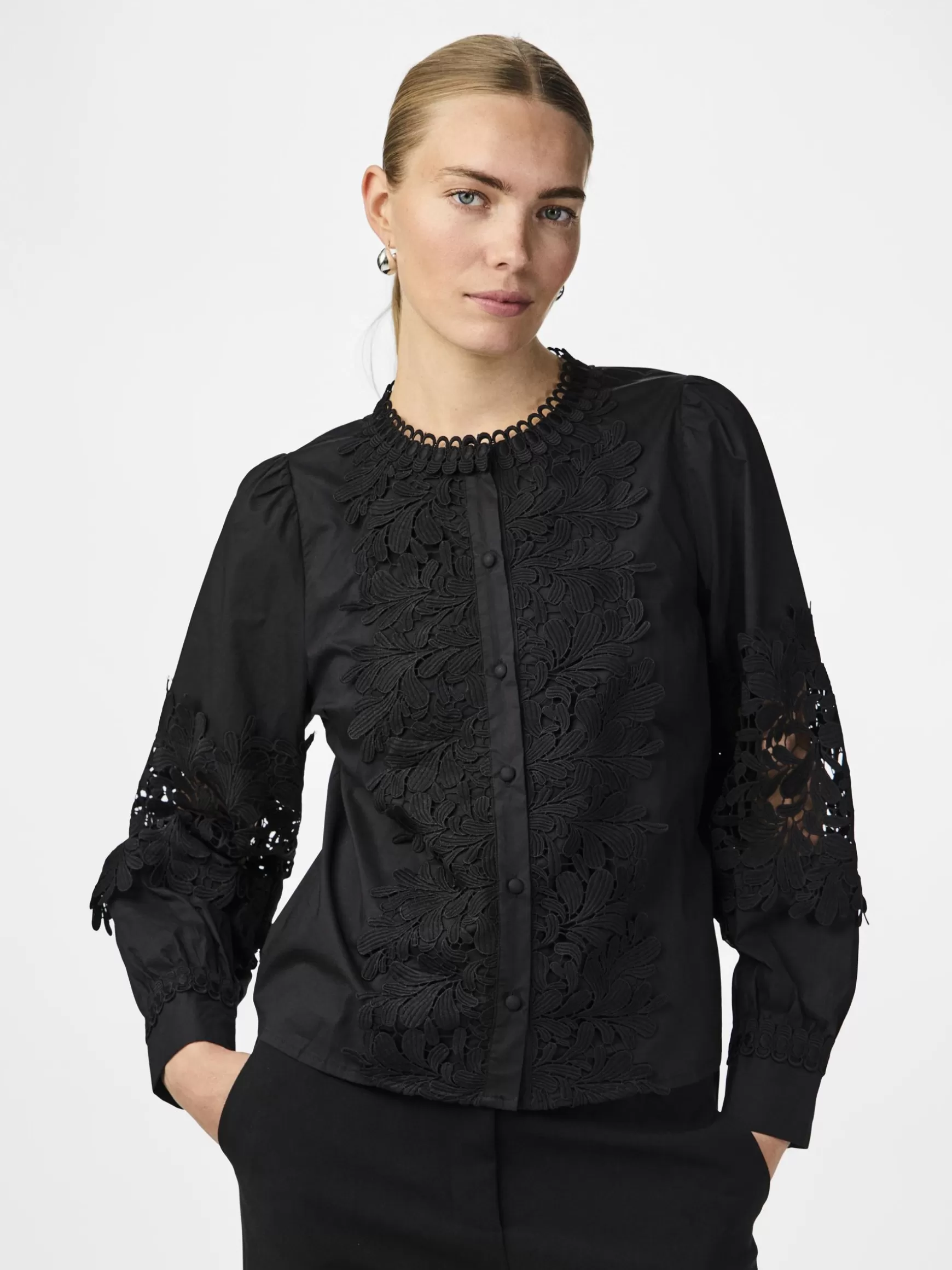 Store YAS SEMIRA SKJORTE Black